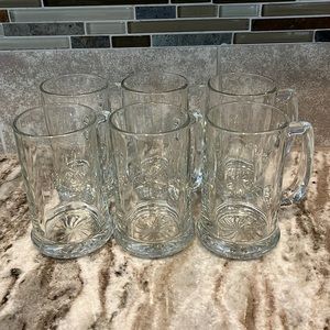 Set of 6 Beer Mugs